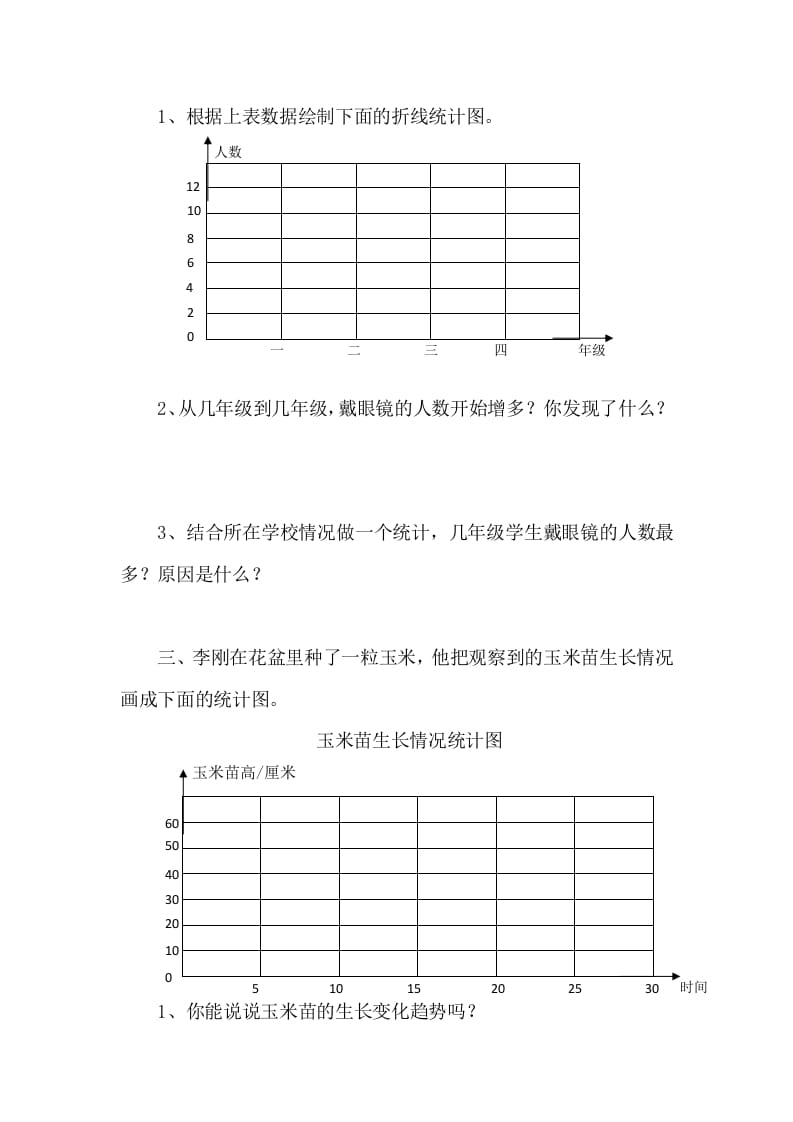 图片[2]-四年级数学下册6.3栽蒜苗（二）-佑学宝学科网