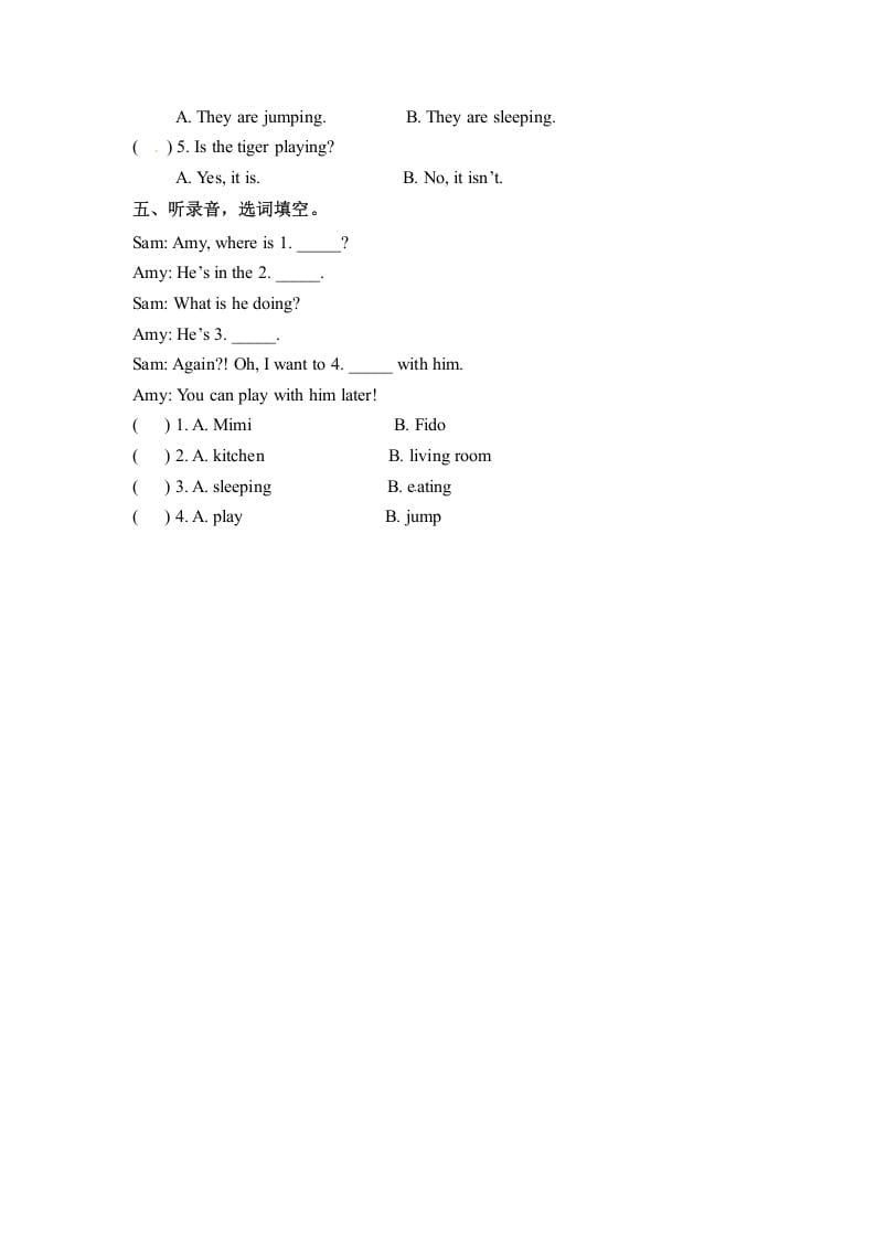 图片[2]-五年级数学下册英语Unit5WhosedogisitPartB同步听力训练人教PEP版-佑学宝学科网