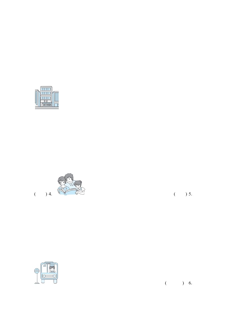 图片[2]-六年级英语上册听力专项复习卷(二)（人教版PEP）-佑学宝学科网