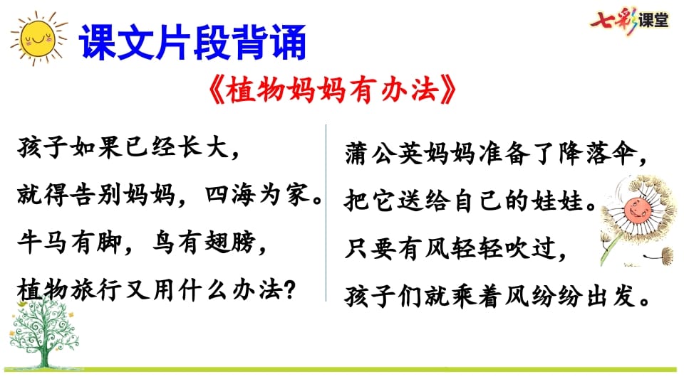 图片[2]-二年级语文上册专项6：积累背诵复习课件（部编）-佑学宝学科网