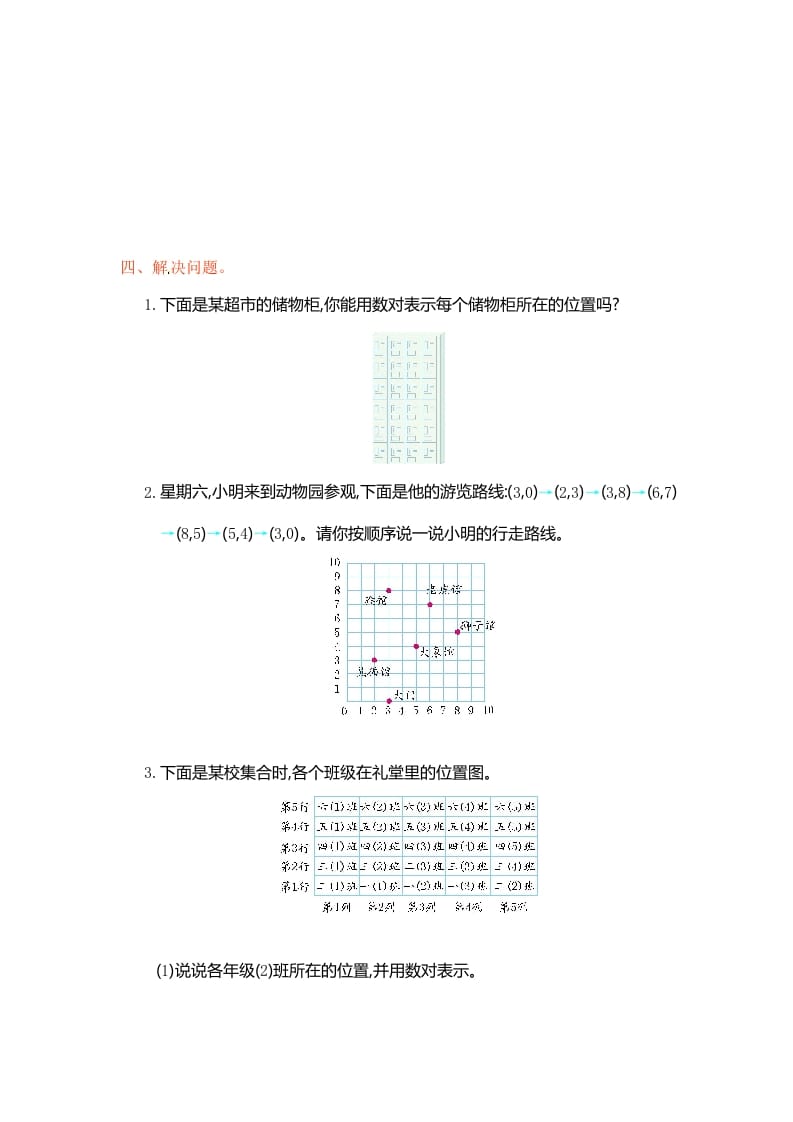 图片[3]-五年级数学上册第2单元测试卷1（人教版）-佑学宝学科网