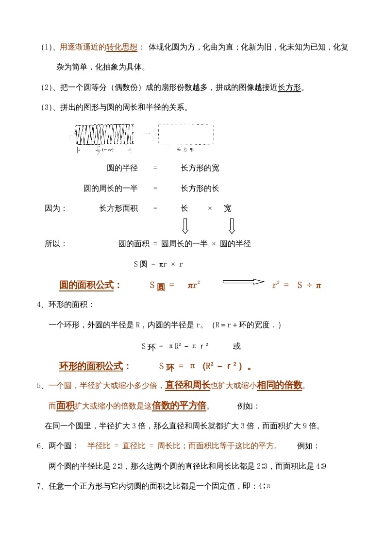 图片[3]-六年级数学上册第3单元归纳总结（人教版）-佑学宝学科网