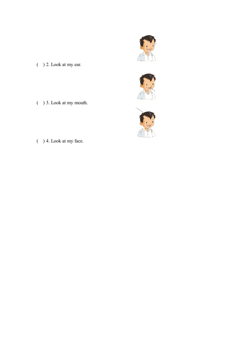 图片[2]-三年级英语上册Unit3_A_Let’s_learn同步习题(1)（人教版一起点）-佑学宝学科网