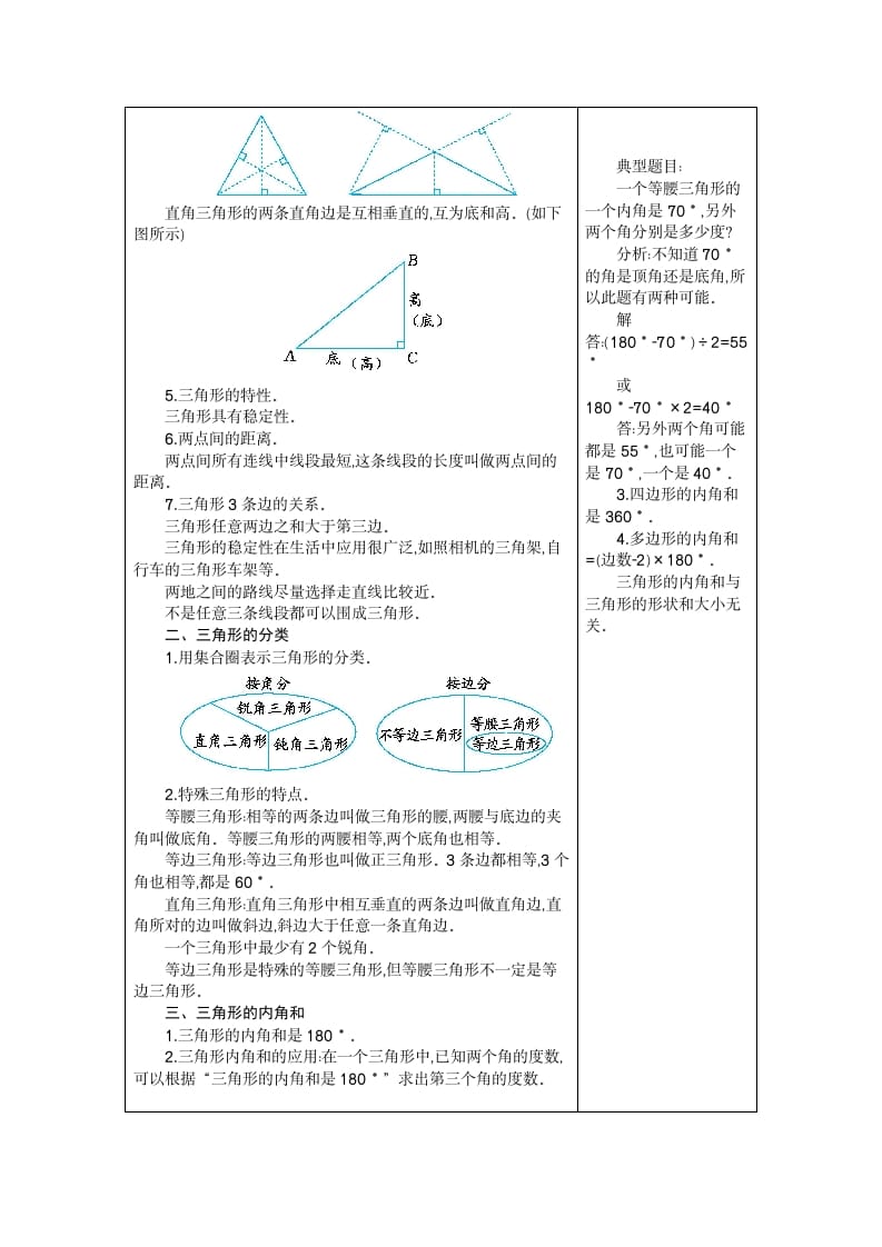 图片[2]-四年级数学下册5.三角形(1)-佑学宝学科网
