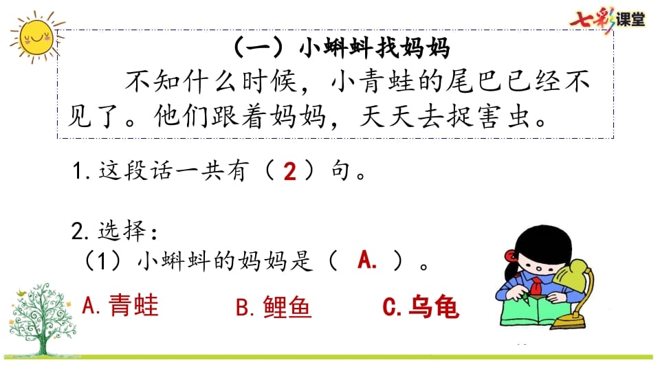 图片[3]-二年级语文上册专项7：阅读指导复习课件（部编）-佑学宝学科网