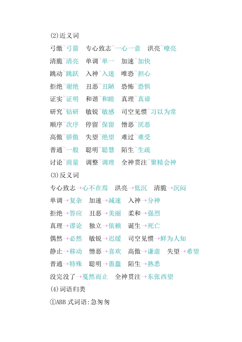 图片[2]-六年级语文下册第五单元知识小结-佑学宝学科网