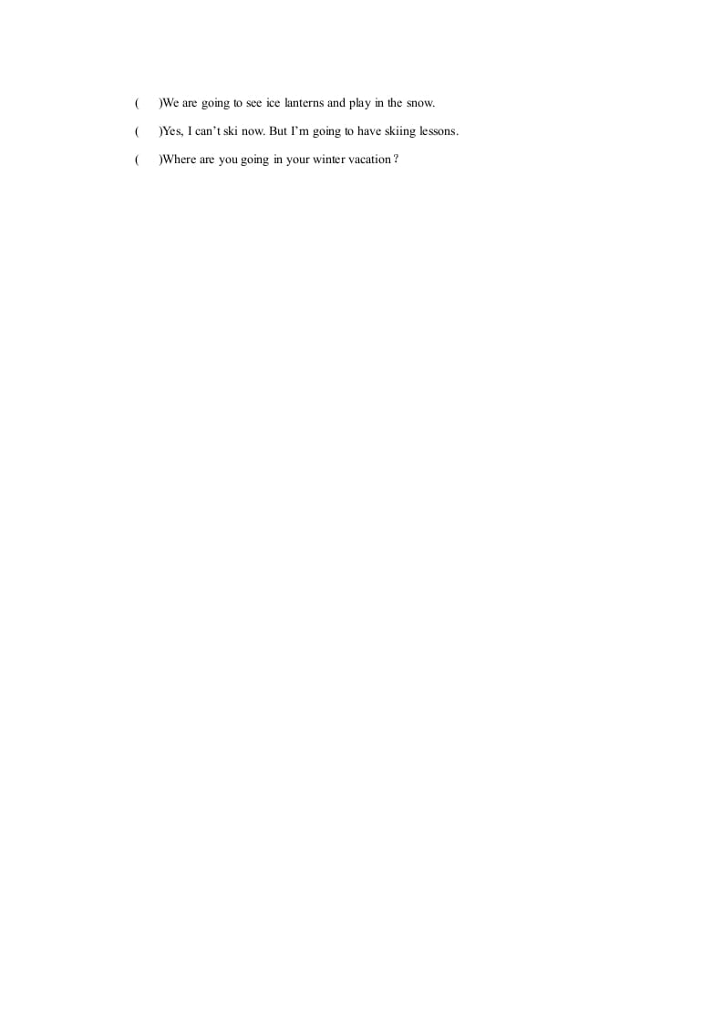 图片[2]-六年级英语上册Unit6习题——第二课时（人教版一起点）-佑学宝学科网