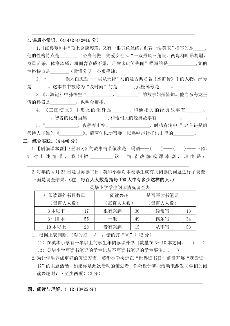 图片[2]-五年级数学下册第二单元测试卷（单元测试）-佑学宝学科网