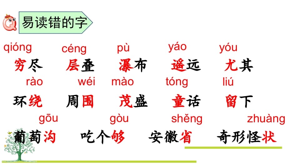 图片[3]-二年级语文上册第四单元复习（部编）-佑学宝学科网