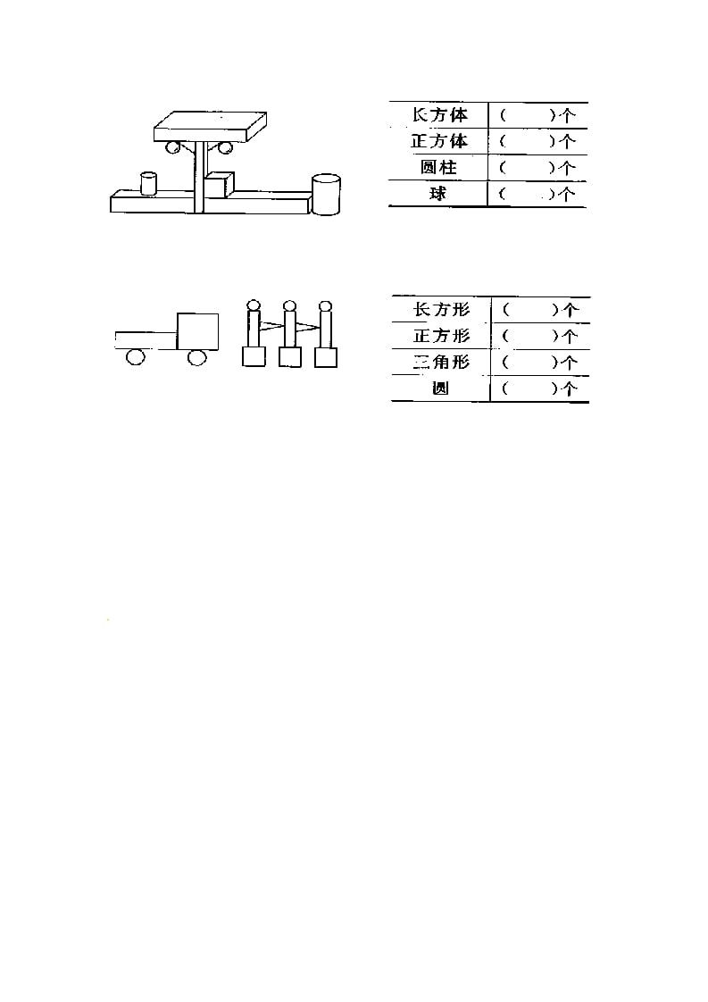 图片[2]-一年级数学上册6.3认识图形-（苏教版）-佑学宝学科网