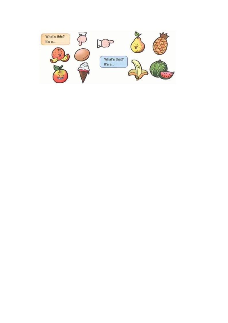 图片[2]-一年级英语上册Unit6+lesson1《Fruit》习题（人教一起点）-佑学宝学科网