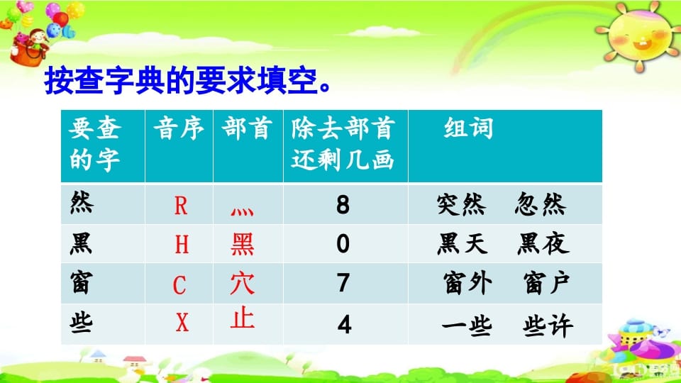 图片[3]-二年级语文上册综合练习（部编）-佑学宝学科网