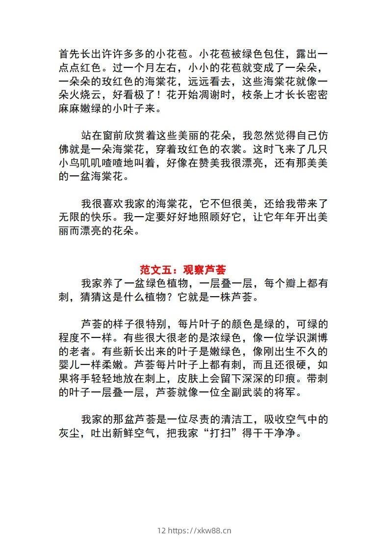 图片[3]-三年级语文下册1-8单元作文范文-佑学宝学科网