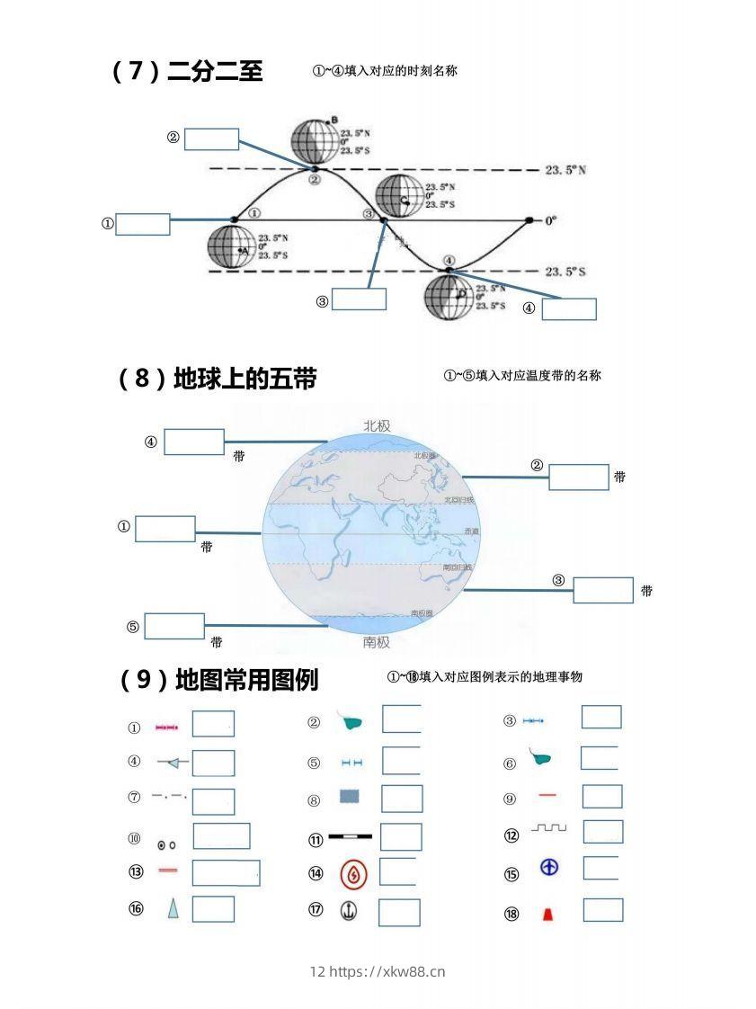 图片[3]-七上地理18个重点图填空训练-佑学宝学科网