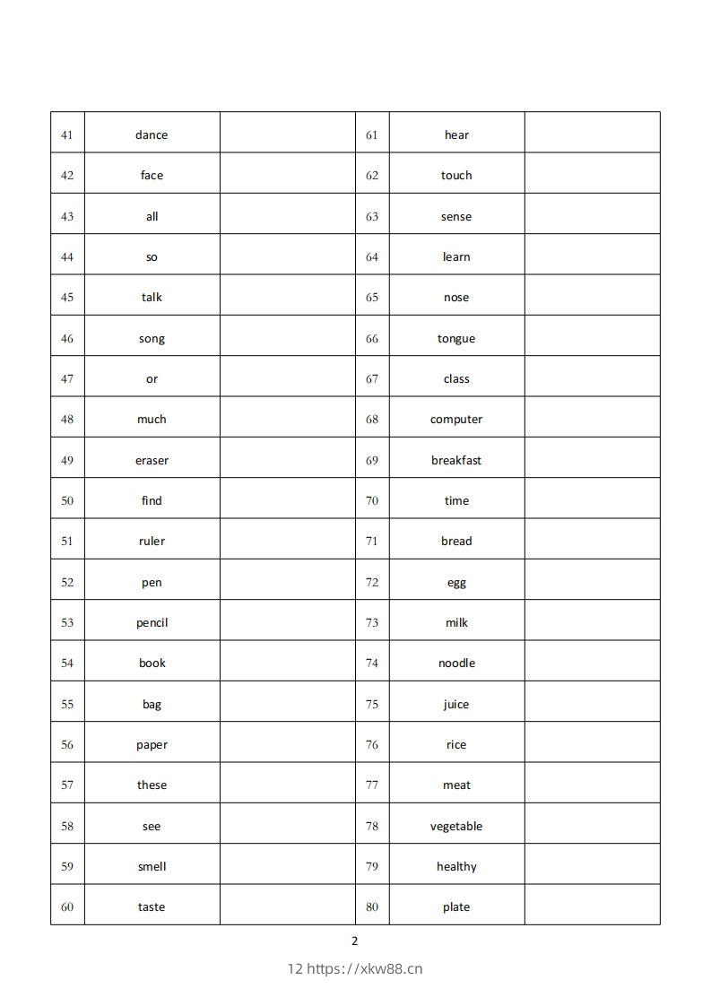 图片[2]-三下人教版英语PEP看英写中-佑学宝学科网