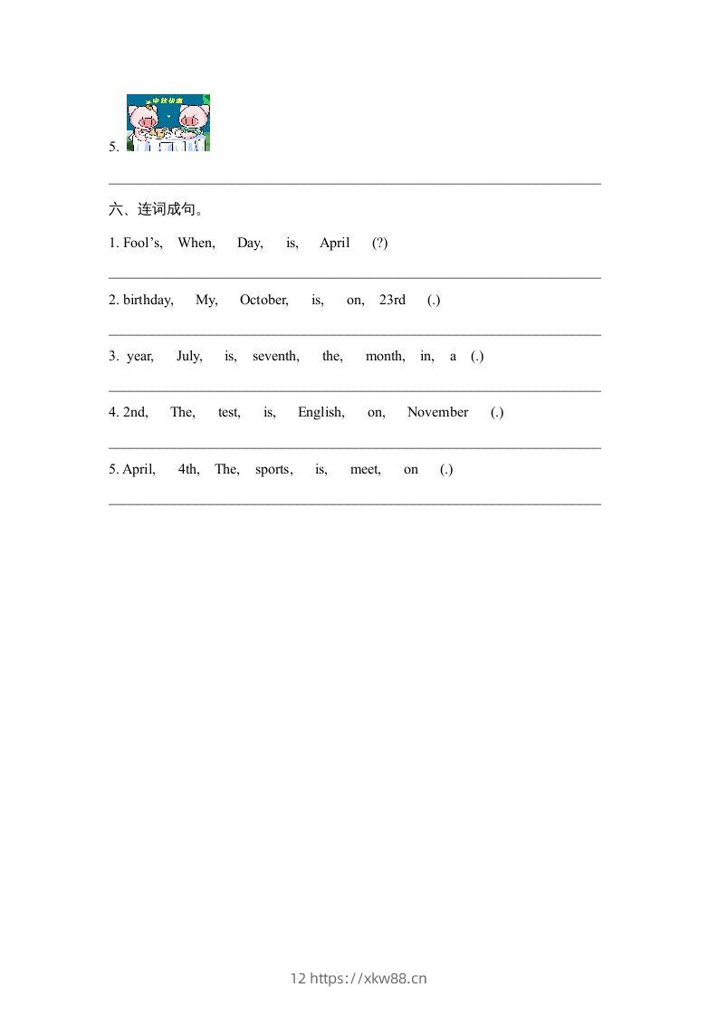 图片[3]-五年级英语下册Unit4PartA2（人教PEP版）-佑学宝学科网