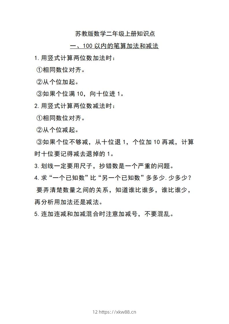 二上苏教数学知识点重点汇总-佑学宝学科网