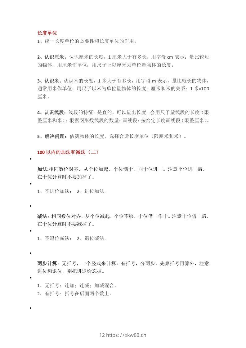 【数学重点知识点汇总预习】二上沪教版-佑学宝学科网