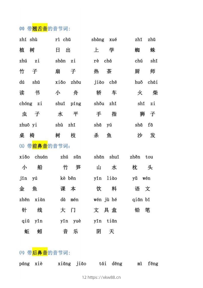 图片[2]-幼小衔接拼音强化训练-佑学宝学科网